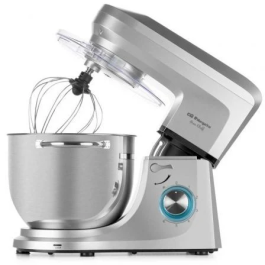 Orbegozo Batidora Amasadora AM 8000 17756 ORB 1800W Batidora con Bol de Acero Inoxidable de 7L Movimiento Planetario 6 Velocidades + Pulse