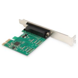 Digitus OXPCIe952 - Tarjeta de Interfaz Paralela PCIe 1x, Puerto Paralelo EPP/ECP para PC, Plug & Play con Windows