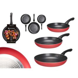 Set 3 Sartenes Kinvara Rojo - Aluminio 28x46x14 cm - Apto Inducción (6 Unidades) Precio: 139.79000046. SKU: B1458XGRZR