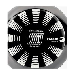 Fagor Sartén Indutherm Ø28 cm Negra de Acero Esmaltado AISI 430, Antiadherente Xylan Plus, Todo Tipo de Fuegos