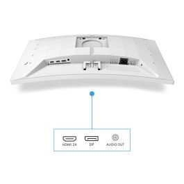 Philips 27M2C5201L Monitor Curvo 27 Pulgadas QHD 165Hz 1ms VA 2560x1440 16:9 Blanco Conexiones HDMI DP