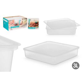 Fiambrera Leknes 24x24x5.1 cm, plástico PP transparente (24 Unidades) Precio: 73.50000042. SKU: B1AHXL89R9
