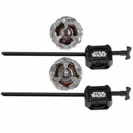 Hasbro HASF9589ES0 Beyblade X Star Wars: The Mandalorian & Moff Gideon Set, 3-60F vs. 3-80N, Paquete Múltiple