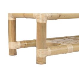 DKD Home Decor Sofá Tropical de Bambú y Ratán, Set de 4 Piezas, 135 cm Ancho x 70 cm Largo x 80 cm Alto