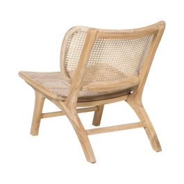 Sillón Natural Ratán/Madera Salón 84 X 58 X 74 cm