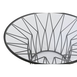 Mesa de Centro Home ESPRIT Metal Cristal 85 x 85 x 39 cm