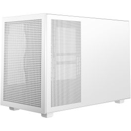 DeepCool CH260 WH Micro Torre Gaming PC Blanco, compatible con micro ATX/Mini-ITX, ventana de vidrio templado