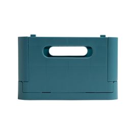 Caja Plegable Exacompta Midi Skandi Polipropileno Reciclado Color Azul Pacifico 276x188x120 mm