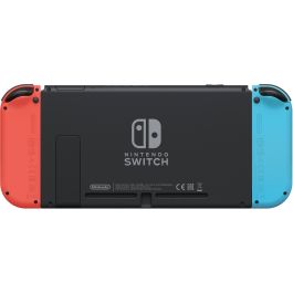 Nintendo SWITCH OLED BLRD Switch OLED 7" Azul Neón/Rojo Neón, 64GB con Base, 2 Joy-Con y Puerto LAN