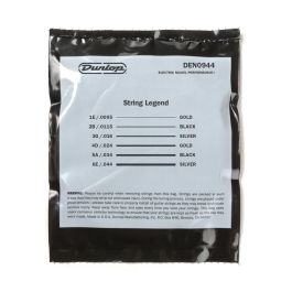 Dunlop Cuerdas Guitarra Eléctrica de Níquel 9,5 - 44, Agudos Nítidos y Graves con Alta Respuesta Dinámica