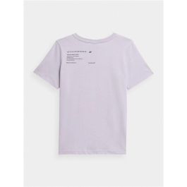 Camiseta de Manga Corta Mujer 4F TSD025 Lila 0-3 Meses