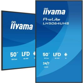 iiyama LH7564UHS-B1AG pantalla de señalización Pantalla plana para señalización digital 190,5 cm (75") Wifi 500 cd / m² 4K Ultra HD Negro Android 24/7 iiyama LH7564UHS-B1AG pantalla de señalización Pantalla plana para señalización digital 190,5 cm (75") Wifi 500 cd / m² 4K Ultra HD Negro Android 24/7