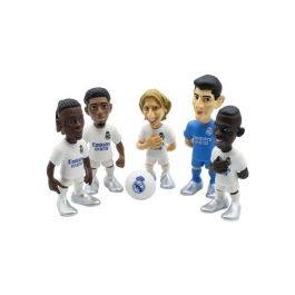 Pack minix con 5 figuras real madrid c.f 7 cm - modelos surtidos