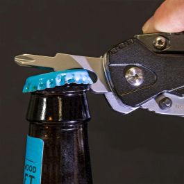 True Handy one Multiherramienta 18 en 1 con navaja, destornilladores, alicates y más True Handy one Multiherramienta 18 en 1 con navaja, destornilladores, alicates y más