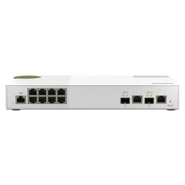 Qnap Switch Gestionado 10 Puertos 2x10GbE SFP+ 8x2.5GbE Qsw-M2108-2C Sobremesa