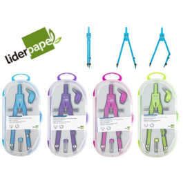 Liderpapel Compás Micrométrico con Adaptador, Articulado, Minos 2mm, Colores Surtidos, Longitud 17cm Precio: 9.68999944. SKU: B13EFG4PKP