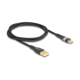 DELOCK Cable USB 2.0 Tipo-A Macho a Tipo-C Macho para Carga Rápida 60W 1m, Transferencia 480Mbit/s, Negro Precio: 26.79000016. SKU: B19P36CJEA
