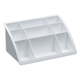 Offisys Organizador Sobremesa Plástico Blanco 198x128x93 mm