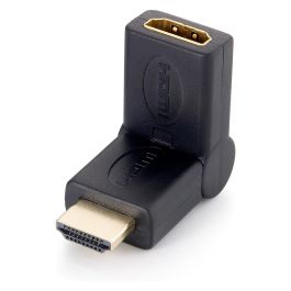 EQUIP 118911 Cable Adaptador HDMI Macho a Hembra, Chapado en Oro, Certificación RoHS, Color Negro Precio: 11.6039. SKU: B12CG4TWYW