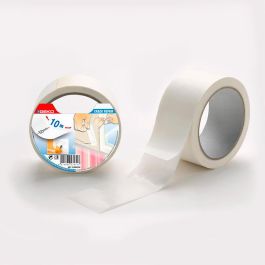 Geko Cinta adhesiva tapagrietas 50mm x 10m blanco papel