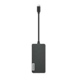 Lenovo Hub USB-C 7 en 1 con 1 x USB Type C, 2 x USB 3.0, 1 x USB 2.0, 1 x HDMI para Viajes