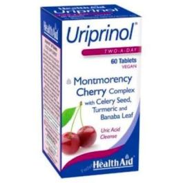 HEALTH AID Uriprinol 60 Comp. Complemento Alimenticio para Vías Urinarias con Vitamina C y Extractos de Plantas Precio: 37.4999999. SKU: B16KX89CMR
