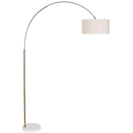 Lampara Pie Moderno DKD Home Decor Dorado Blanco 40 x 193 x 126 cm Lampara Pie Moderno DKD Home Decor Dorado Blanco 40 x 193 x 126 cm