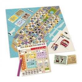 Devir Juego de Mesa Get On Board - Juego de Estrategia Urbana para 2-5 Jugadores, 30 Minutos, Edad 8+