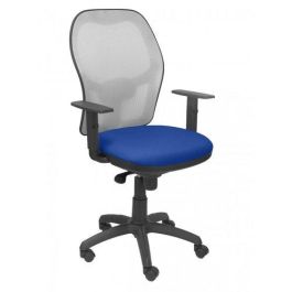 Silla Piqueras Y Crespo Jorquera Brazos Regulables Mecanismo Sincro Con Regulador De Tension Respaldo De Malla Gris Y Asiento Tapizado Bali Azul Precio: 319.50000027. SKU: S5702796