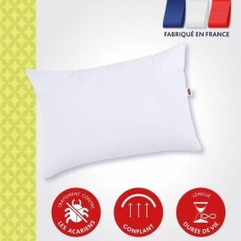 Dodo Almohada Antiácaros 50x70 cm - Funda 100% Poliéster Tratada - Relleno 100% VOLUPT`AIR Poliéster Lavable para Confort Suave Dodo Almohada Antiácaros 50x70 cm - Funda 100% Poliéster Tratada - Relleno 100% VOLUPT`AIR Poliéster Lavable para Confort Suave