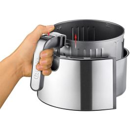 Unold 58655 Freidora de Aire Caliente XL 5L 1400W Negra/Acero Inoxidable con Funciones Hornear y Asar