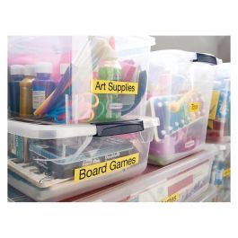 Dymo D1 S0720580 Etiquetas Autoadhesivas Negro sobre Amarillo 12 mm x 7 m