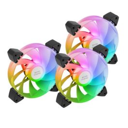 Mars Gaming MF-3AR Kit 3 Ventiladores ARGB 120 mm Negro Aspas Invertidas Precio: 17.5899999. SKU: B1BDA853KL