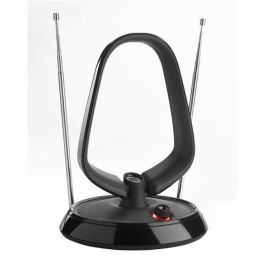 One For All Antena Interior Amplificada UNA PARA TODOS TDT, 15 km Alcance, Filtro 3G/4G/5G/LTE