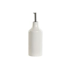 Aceitera Urban DKD Home Decor Blanco Plateado 7 x 22 x 7 cm
