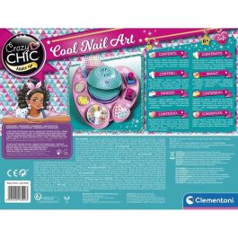 Clementoni Estudio de Uñas Maletín Cool Nail Art con muchos accesorios para niñas a partir de 6 años 38,5x28,5x7,8 cm