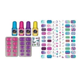 Clementoni 18689 Kit de Nail Art Fosforescente | Uñas que Brillan en la Oscuridad con Barnices, Adornos Transfer y Pegatinas Clementoni 18689 Kit de Nail Art Fosforescente | Uñas que Brillan en la Oscuridad con Barnices, Adornos Transfer y Pegatinas