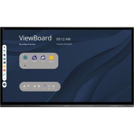 ViewSonic IFP7562 75" 4K UHD Pcap Táctil 20 Puntos, Cristal Templado 9H, 3GB RAM/32GB Almacenamiento, Negro