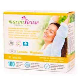 MASMI Compresa de Tela Lavable Día con Alas, Algodón Ecológico GOTS, Máxima Absorción, hasta 100 Lavados Precio: 11.49999968. SKU: B17T8Q9E4D
