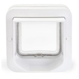SUREFLAP DualScan Chatiere con chip electrónico blanco SUREFLAP DualScan Chatiere con chip electrónico blanco