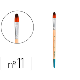 Liderpapel Pincel Nº 11 Punta Filbert/Lengua de Gato Pelo Sintético para Acrílica y Acuarela Certificado Precio: 39.7364. SKU: B15BK5ZSD3