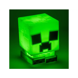 Wondee Lampara Creeper de Silicona Minecraft Luz Nocturna Pixelada