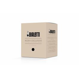 Cafetera Italiana Bialetti MOKA EXCLUSIVE Negro Aluminio 6 Tazas