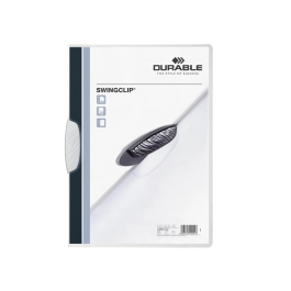 Dosier Clip Swingclip Pp A4 2260 Pinza Plastico Pivot.Opaco 30H Blanco (Set de 25)