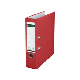 Leitz Archivador de Palanca 180 DIN A4 Lomo 80 mm Cartón Jaspeado CO2 Neutral Color Rojo Precio: 208.725. SKU: B175SBXAX6