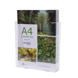 Portafolletos Mural A.2000 A4 Vertical 1 Compartimento Respaldo Alto Cristal Precio: 6.50000021. SKU: S7914598