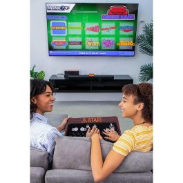 Arcade1Up Couchcades Consola Retro Arcade 10 Juegos Atari Inalámbrica HDMI con Base Puf
