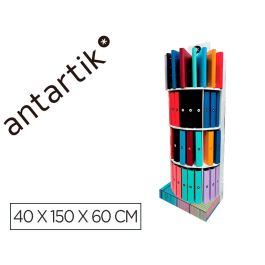 Antartik Expositor de Suelo Cartón Multiproducto Resistente para 80 Carpetas Surtidas | Ideal Tiendas 40x150x60 cm Precio: 475.50000047. SKU: B1BW3LHHPQ
