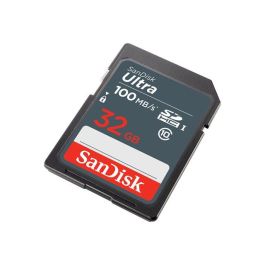 Sandisk Tarjeta de Memoria Secure Digital SDHC Ultra 32GB UHS-I U1 Clase 10 90MB/s Resistente a Golpes y Agua
