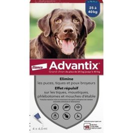 Pipetas antiparasitarias ADVANTIX 4: para perros grandes de más de 25 kg Precio: 50.49999977. SKU: B1K4J4QSGZ